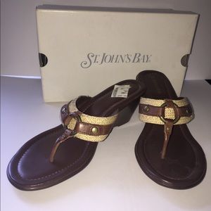 New St.Johns Bay brown wedge!